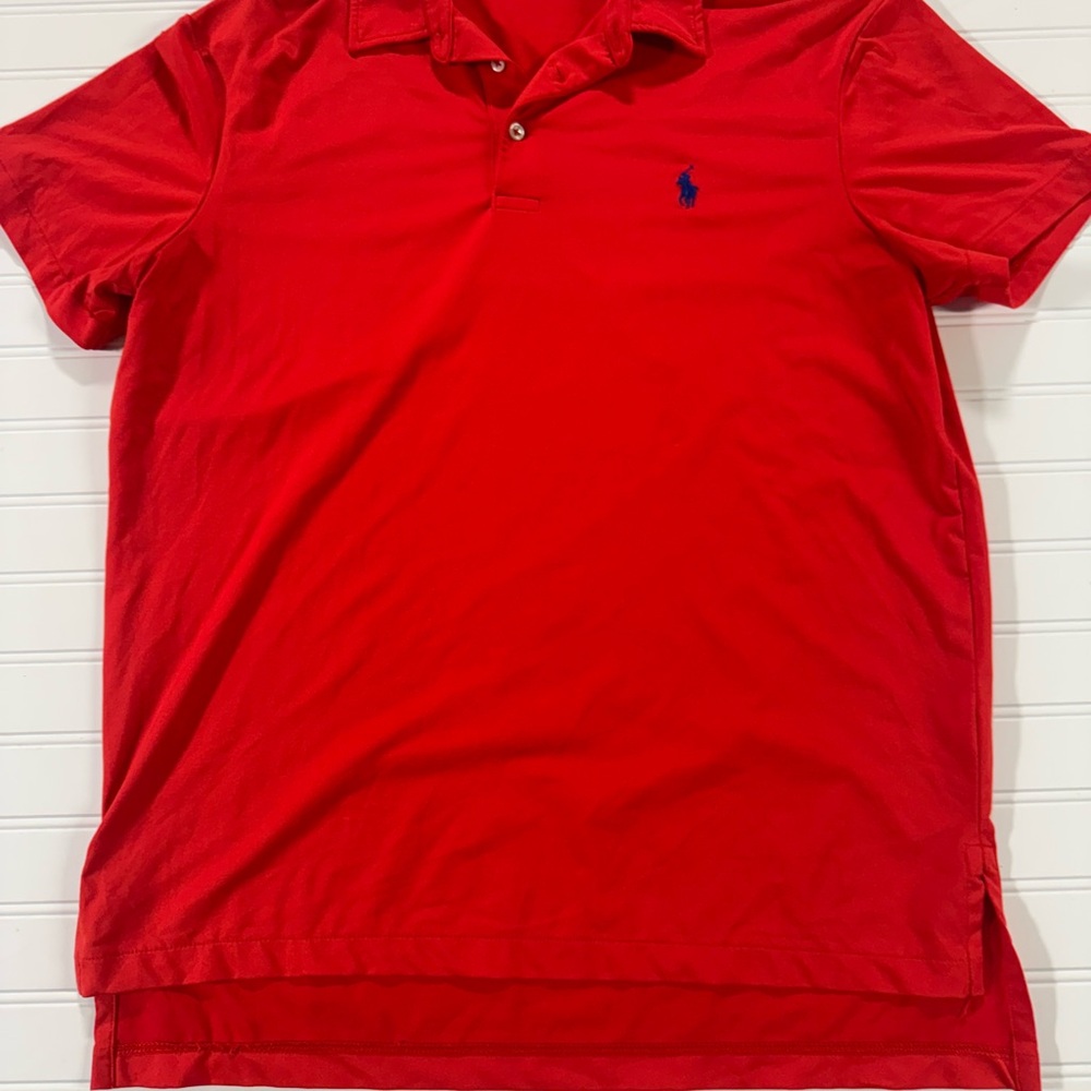 Polo by Ralph Lauren Performance Vibrant Red Polo Shirt